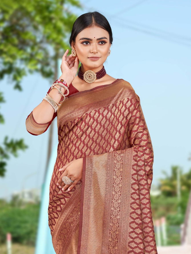 Ritika Tilak2 Designer Banarasi Silk Sarees 